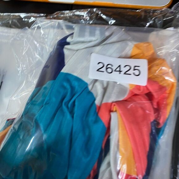 New Candy Girl Dress Women S Small Blue Geometric Maxi Long Cotton Long Sleeve - Picture 11 of 11